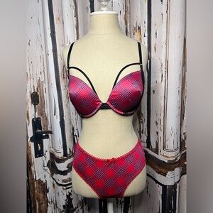 Plaid Women's Intimates Set